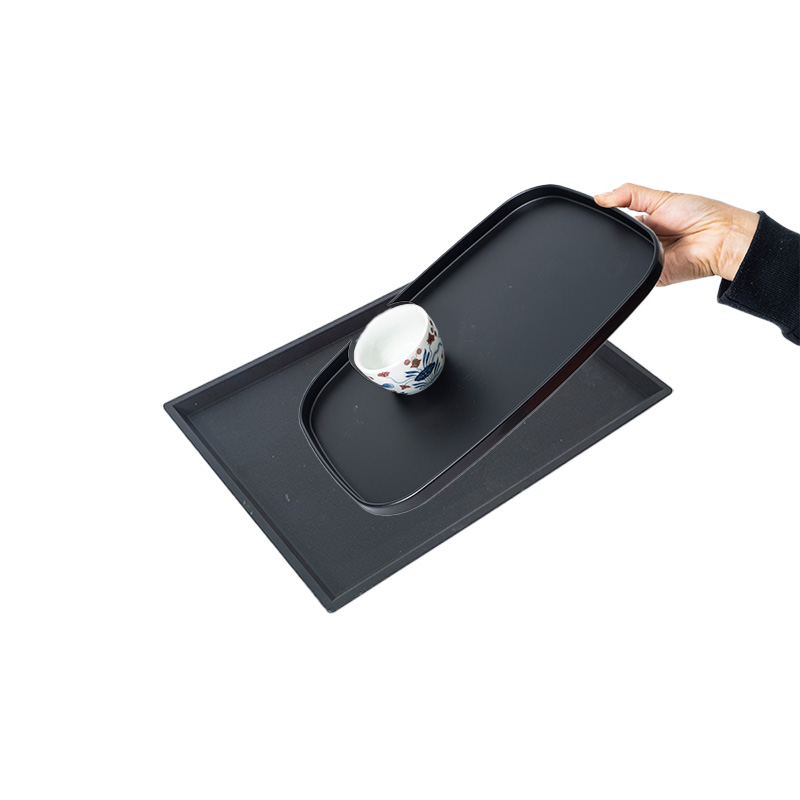 injection-molded non-slip trays