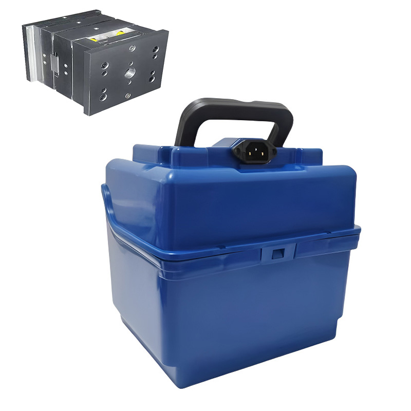 Plastic battery storage box