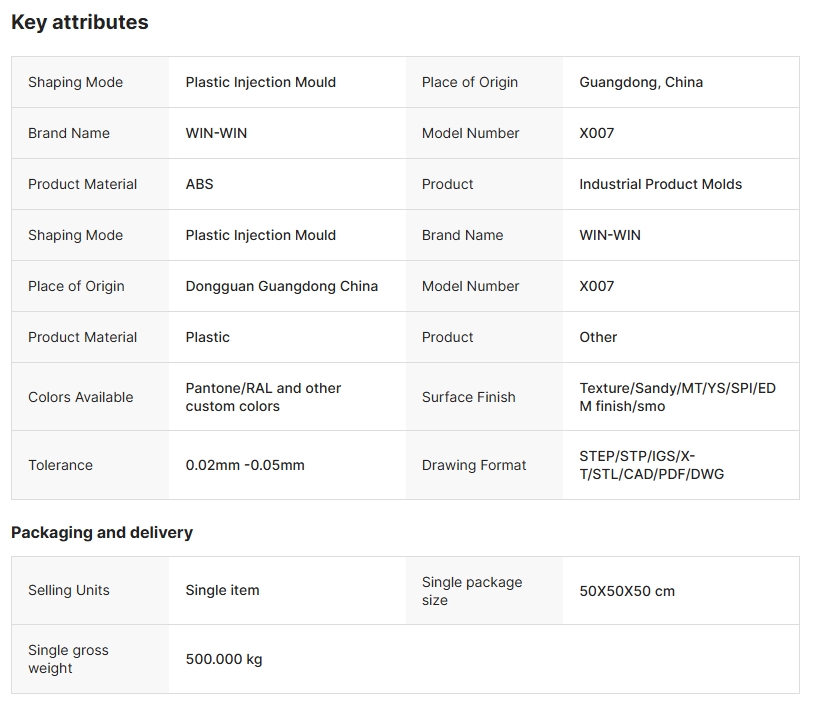 PC Plastic Injection Mold