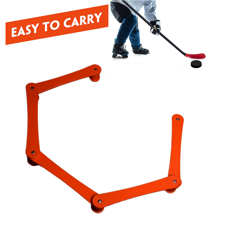 Custom 5 Sections Hockey ABS Molded Training Equipment for Puck Control Reaction