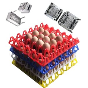 OEM Custom Plastic Injection Molded Egg Tray in Multiple Colors