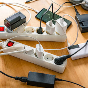 injection-molded desktop power adapter shell