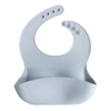 OEM Custom Silicone Feeding Bib with Transfer Printing Logo