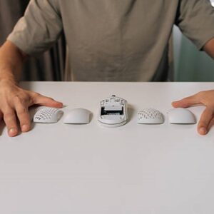 Professional Plastic Lightweight Honeycomb Shell For Gaming Mouse