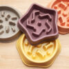 injection-molded pet slow feeder bowls