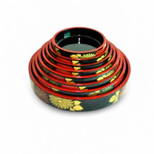 luxury chrysanthemum sushi tub front view