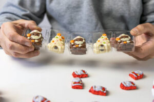 Candy container holiday plastic injection molding
